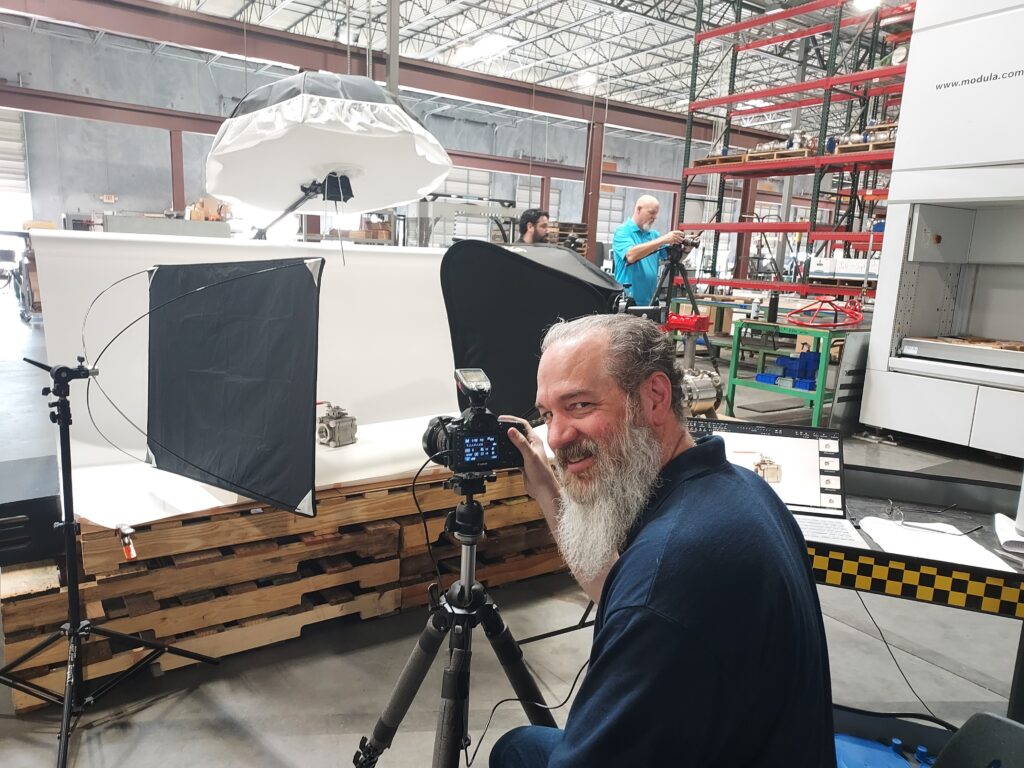 BTS on the set