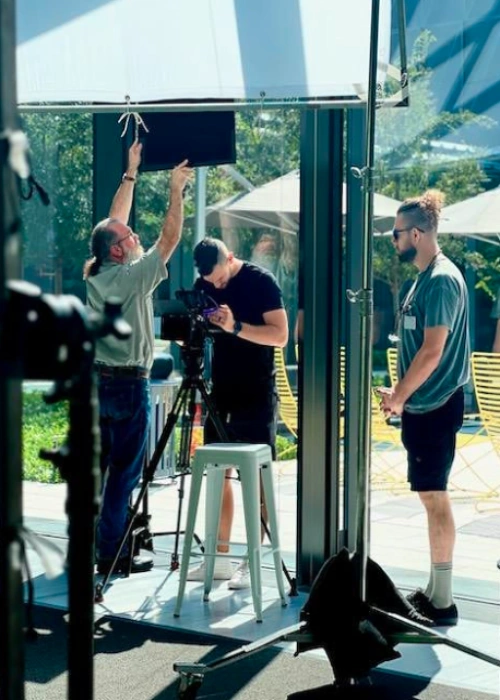 commercial photography set