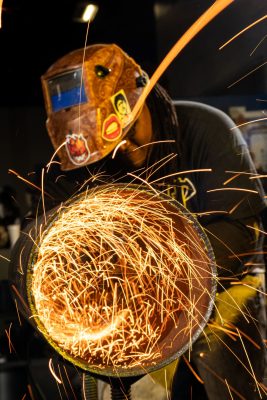 sparks welding